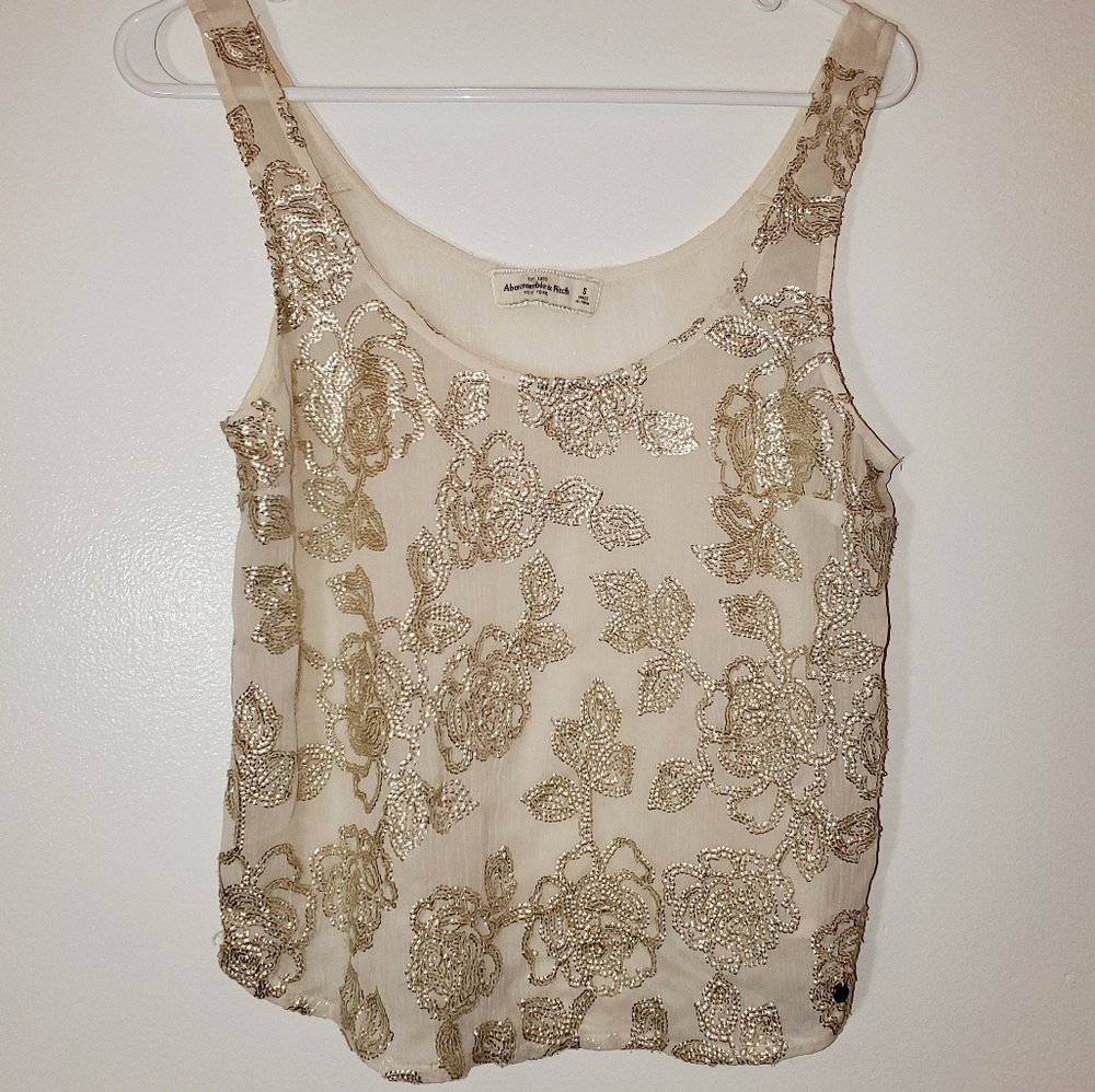 Abercrombie & Fitch sequin embelished top